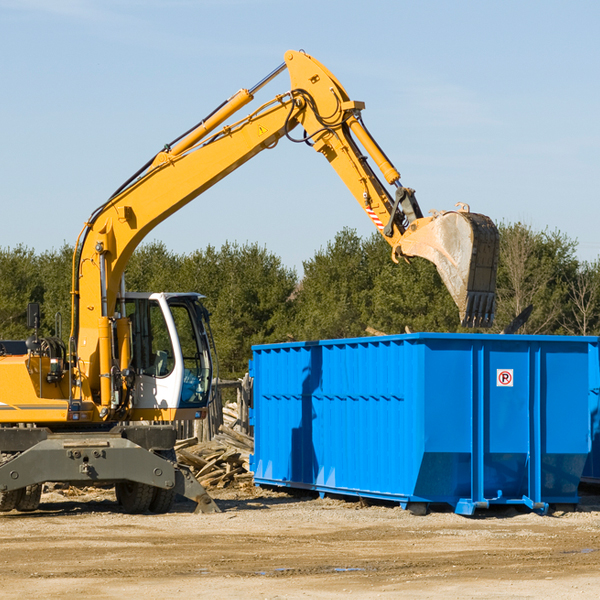 what size residential dumpster rentals are available in Presidential Lakes Estates